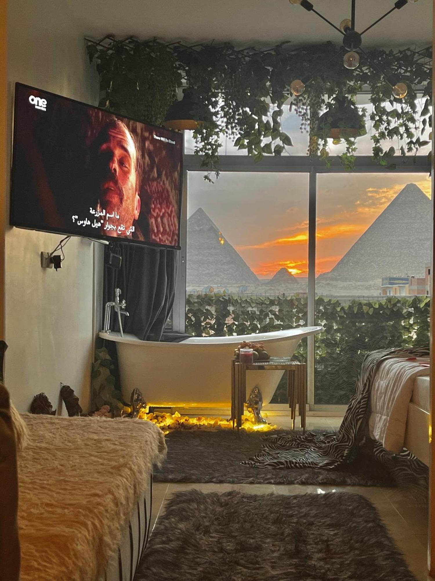 Apartment Jacuzzi Pyramids View Kairo