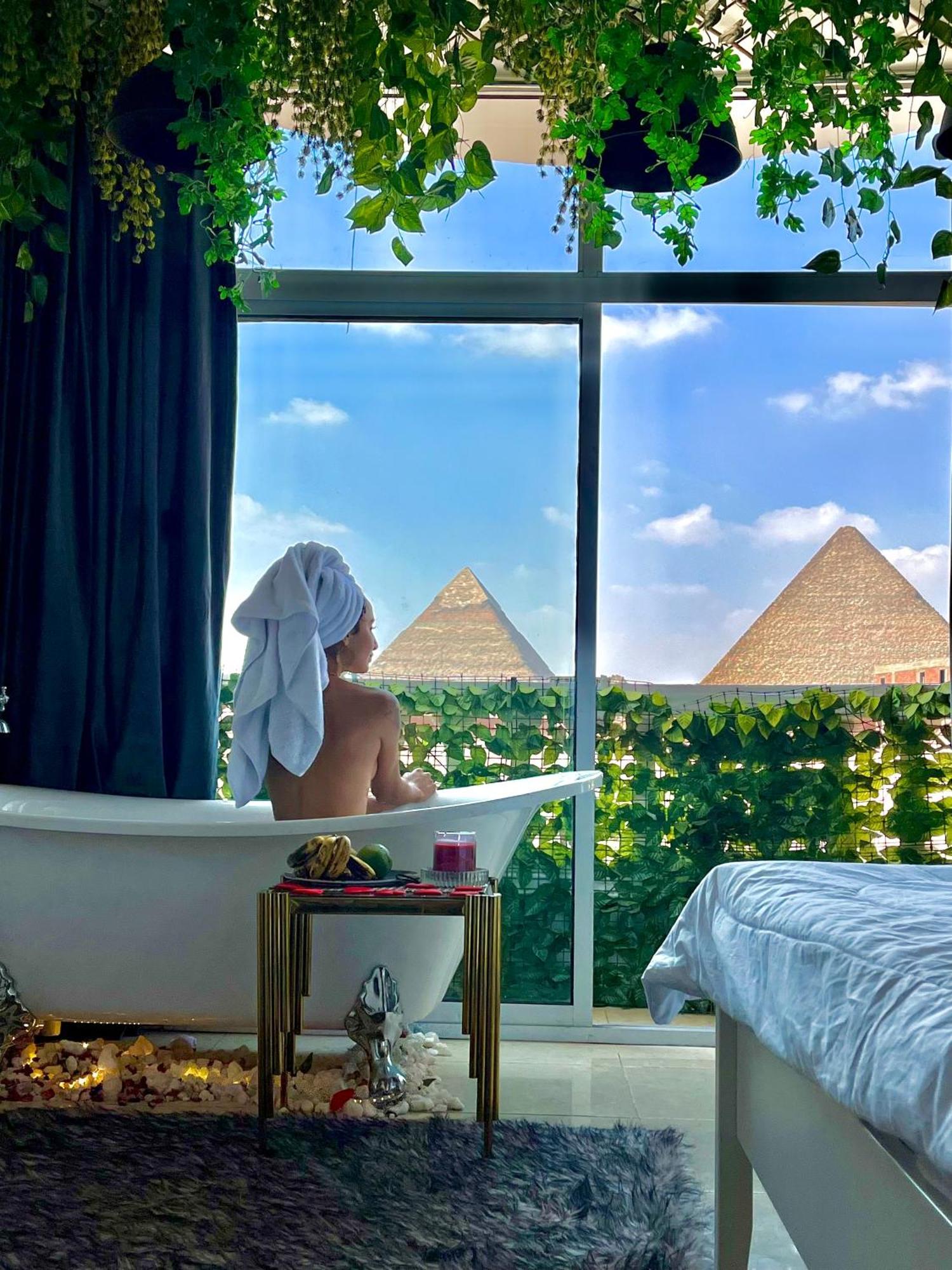 شقة Jacuzzi Pyramids View *