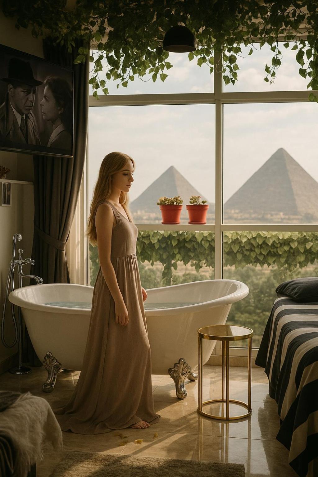 Jacuzzi Pyramids View Apartment *