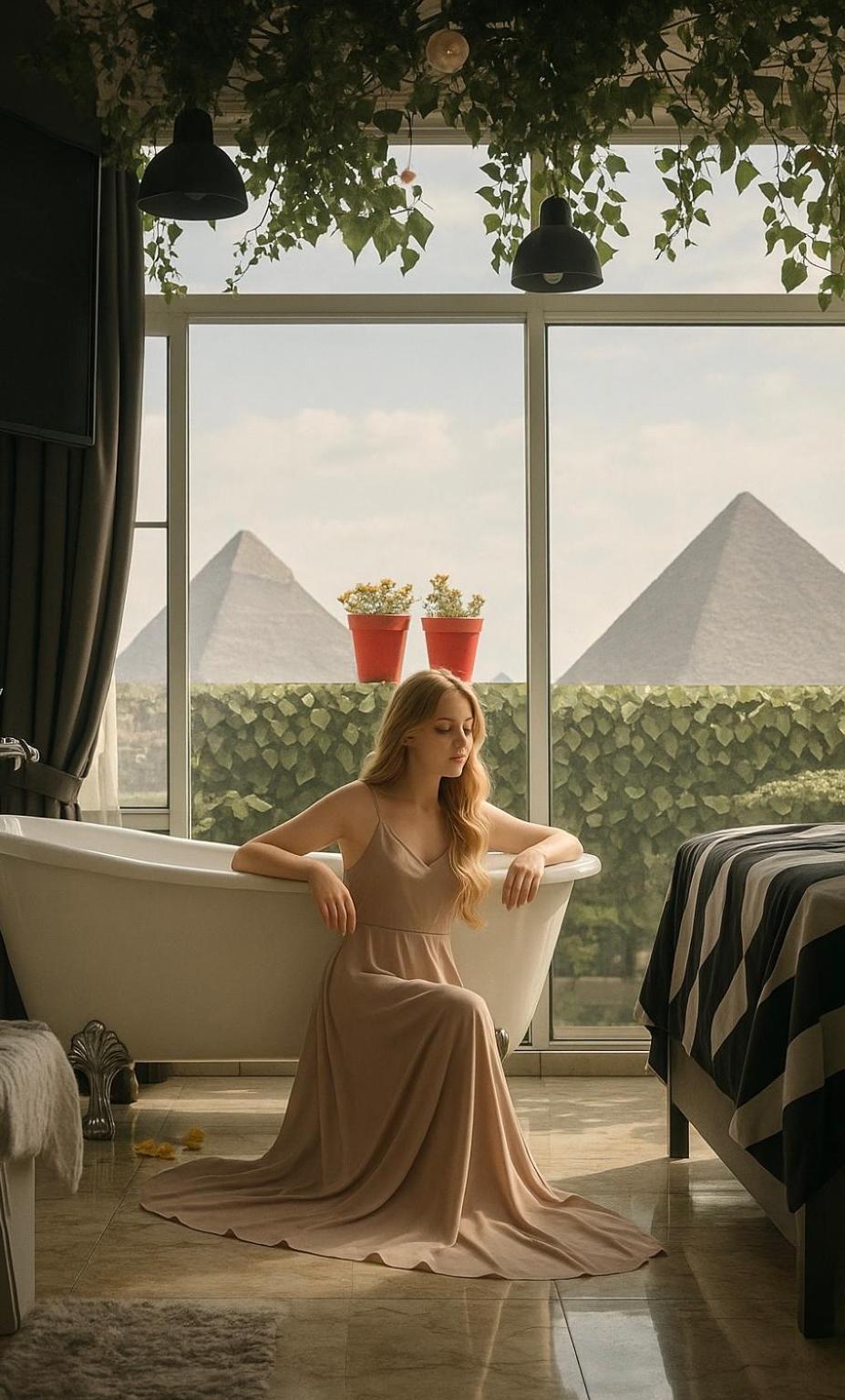 شقة Jacuzzi Pyramids View *